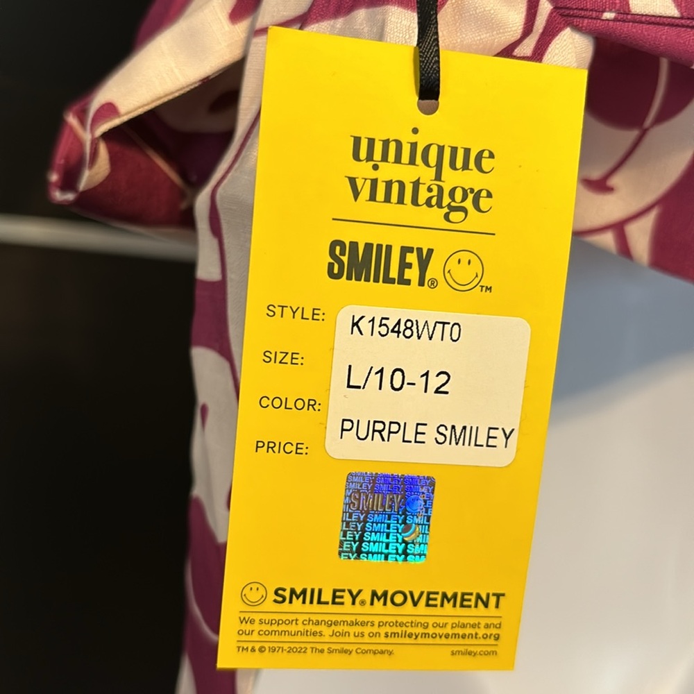 Unique Vintage Purple Yin Yang Wrap Crop Top - Picture 13 of 15